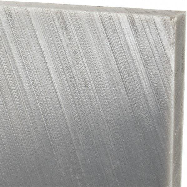 Made in USA - 3/8" Thick x 12" Wide x 2' Long, Polyethylene (UHMW) Sheet - Black, Oil-Filled Grade - Industrial Tool & Supply