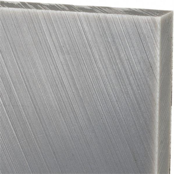 Made in USA - 1/2" Thick x 12" Wide x 2' Long, Polyethylene (UHMW) Sheet - Black, Oil-Filled Grade - Industrial Tool & Supply