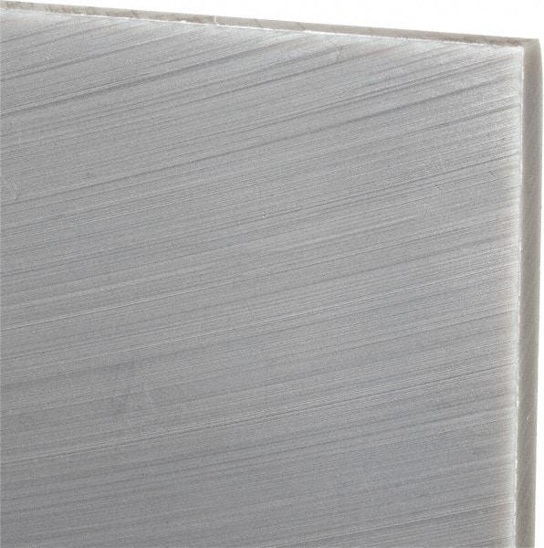 Made in USA - 1/4" Thick x 12" Wide x 3' Long, Polyethylene (UHMW) Sheet - Black, Oil-Filled Grade - Industrial Tool & Supply