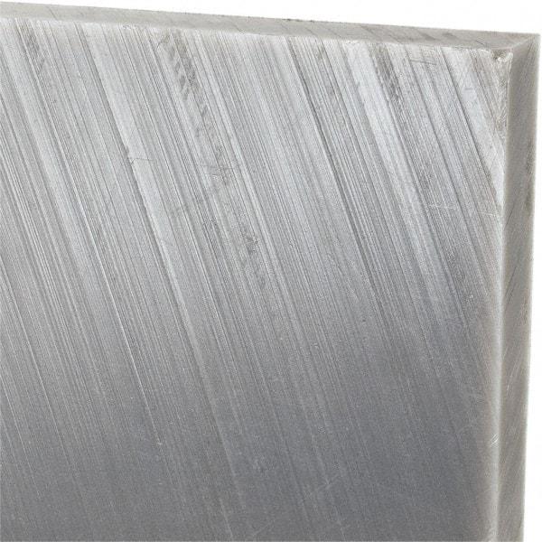 Made in USA - 3/8" Thick x 12" Wide x 3' Long, Polyethylene (UHMW) Sheet - Black, Oil-Filled Grade - Industrial Tool & Supply