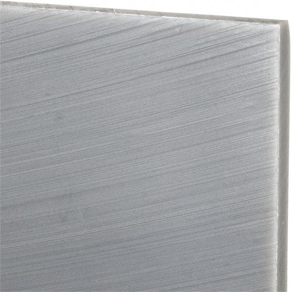 Made in USA - 1/4" Thick x 24" Wide x 2' Long, Polyethylene (UHMW) Sheet - Black, Oil-Filled Grade - Industrial Tool & Supply