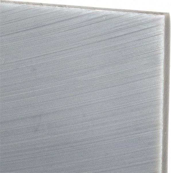 Made in USA - 1/4" Thick x 24" Wide x 3' Long, Polyethylene (UHMW) Sheet - Black, Oil-Filled Grade - Industrial Tool & Supply