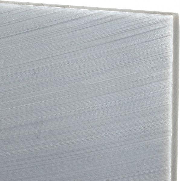 Made in USA - 1/4" Thick x 24" Wide x 4' Long, Polyethylene (UHMW) Sheet - Black, Oil-Filled Grade - Industrial Tool & Supply