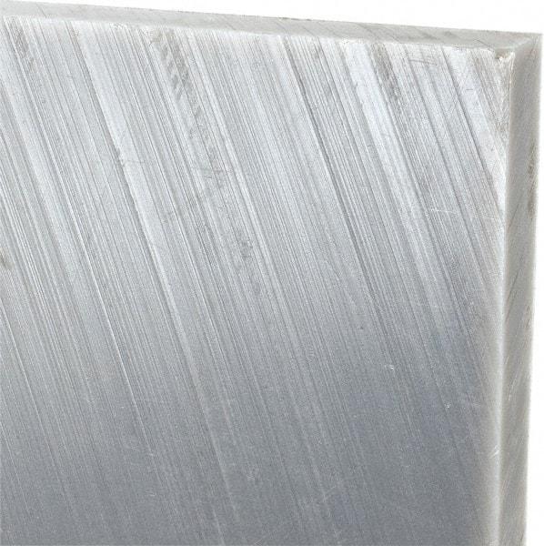 Made in USA - 3/8" Thick x 24" Wide x 4' Long, Polyethylene (UHMW) Sheet - Black, Oil-Filled Grade - Industrial Tool & Supply