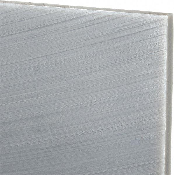 Made in USA - 1/4" Thick x 48" Wide x 5' Long, Polyethylene (UHMW) Sheet - Black, Oil-Filled Grade - Industrial Tool & Supply