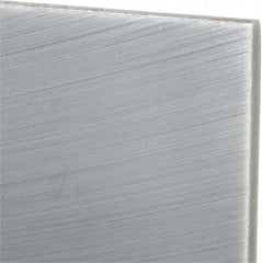 Made in USA - 1/4" Thick x 48" Wide x 5' Long, Polyethylene (UHMW) Sheet - Black, Oil-Filled Grade - Industrial Tool & Supply
