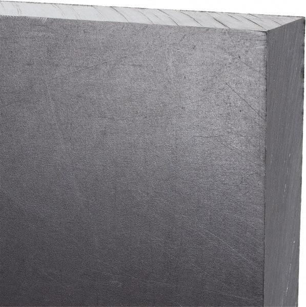 Made in USA - 3/4" Thick x 12" Wide x 3' Long, Polyethylene (UHMW) Sheet - Black, Antistatic Grade - Industrial Tool & Supply