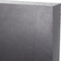 Made in USA - 3/4" Thick x 12" Wide x 3' Long, Polyethylene (UHMW) Sheet - Black, Antistatic Grade - Industrial Tool & Supply