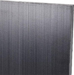 Made in USA - 1/4" Thick x 24" Wide x 4' Long, Polyethylene (UHMW) Sheet - Black, Antistatic Grade - Industrial Tool & Supply