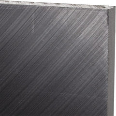 Made in USA - 1/2" Thick x 24" Wide x 4' Long, Polyethylene (UHMW) Sheet - Black, Antistatic Grade - Industrial Tool & Supply