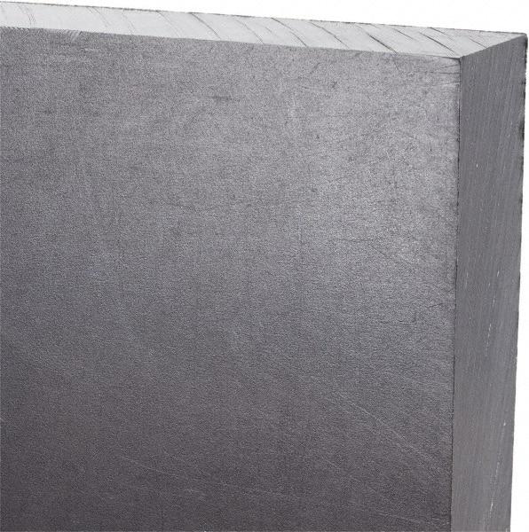Made in USA - 3/4" Thick x 24" Wide x 4' Long, Polyethylene (UHMW) Sheet - Black, Antistatic Grade - Industrial Tool & Supply