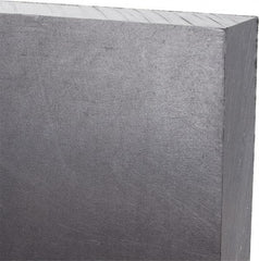 Made in USA - 3/4" Thick x 24" Wide x 4' Long, Polyethylene (UHMW) Sheet - Black, Antistatic Grade - Industrial Tool & Supply