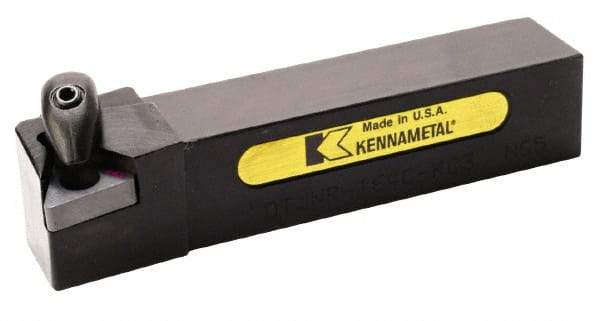 Kennametal - DTJN, Right Hand Cut, 3° Lead Angle, 1" Shank Height x 1" Shank Width, Negative Rake Indexable Turning Toolholder - 6" OAL, TN..43. Insert Compatibility, Series Kenclamp - Industrial Tool & Supply
