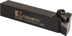 Kennametal - DDQN, Left Hand Cut, 27.5° Lead Angle, 1" Shank Height x 1" Shank Width, Negative Rake Indexable Turning Toolholder - 6" OAL, DN..43. Insert Compatibility, Series Kenclamp - Industrial Tool & Supply