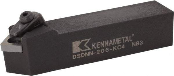 Kennametal - DSDN, Neutral Cut, 45° Lead Angle, 1-1/4" Shank Height x 1-1/4" Shank Width, Negative Rake Indexable Turning Toolholder - 6" OAL, SN..643 Insert Compatibility, Series Kenloc - Industrial Tool & Supply
