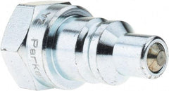 Parker - 3/8 NPSF Steel Hydraulic Hose Female Pipe Thread Nipple - 10,000 psi, 6 GPM - Industrial Tool & Supply