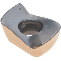 Iscar - APKT1003 FF Grade IC830 Carbide Milling Insert - TiAlN/TiN Finish, 0.1378" Thick, 1.9mm Corner Radius - Industrial Tool & Supply