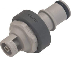 CPC Colder Products - 1/4" Nominal Flow, Male, Nonspill Quick Disconnect Coupling - 120 Max psi, 32 to 160°F, Polypropylene Coupling - Industrial Tool & Supply