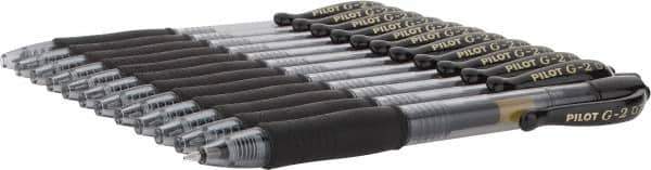 Pilot - Ball Tip Gel Roller Ball Pen - Black - Industrial Tool & Supply