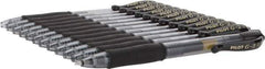 Pilot - Ball Tip Gel Roller Ball Pen - Black - Industrial Tool & Supply