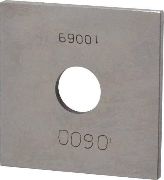 Value Collection - 0.06" Square Steel Gage Block - Accuracy Grade 0 - Industrial Tool & Supply