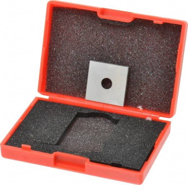Value Collection - 0.102" Square Steel Gage Block - Accuracy Grade 0, Includes NIST Traceability Certification - Industrial Tool & Supply