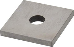 Value Collection - 0.128" Square Steel Gage Block - Accuracy Grade 0, Includes NIST Traceability Certification - Industrial Tool & Supply
