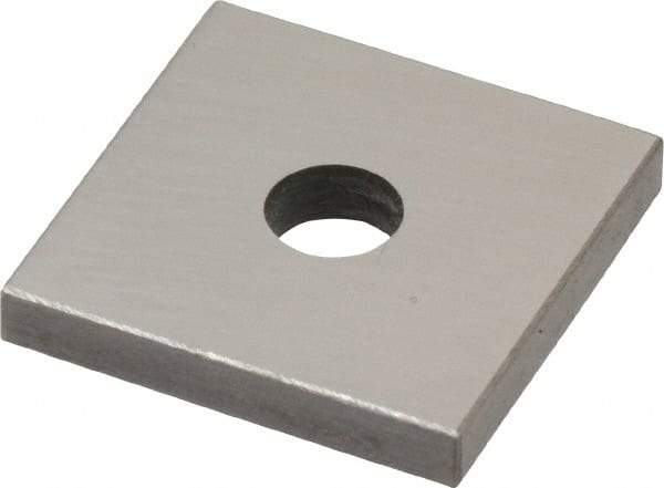 Value Collection - 0.141" Square Steel Gage Block - Accuracy Grade 0, Includes NIST Traceability Certification - Industrial Tool & Supply