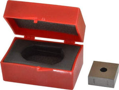 Value Collection - 0.4" Square Steel Gage Block - Accuracy Grade 0, Includes NIST Traceability Certification - Industrial Tool & Supply