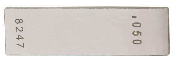 Value Collection - 7" Rectangular Steel Gage Block - Accuracy Grade AS-1, Includes NIST Traceability Certification - Industrial Tool & Supply