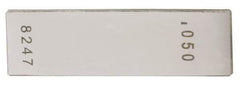 Value Collection - 5" Rectangular Steel Gage Block - Accuracy Grade AS-1, Includes NIST Traceability Certification - Industrial Tool & Supply