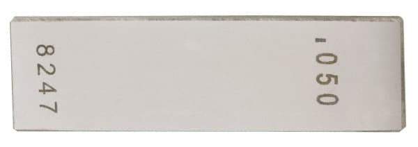 Value Collection - 0.146" Square Steel Gage Block - Accuracy Grade 0, Includes NIST Traceability Certification - Industrial Tool & Supply