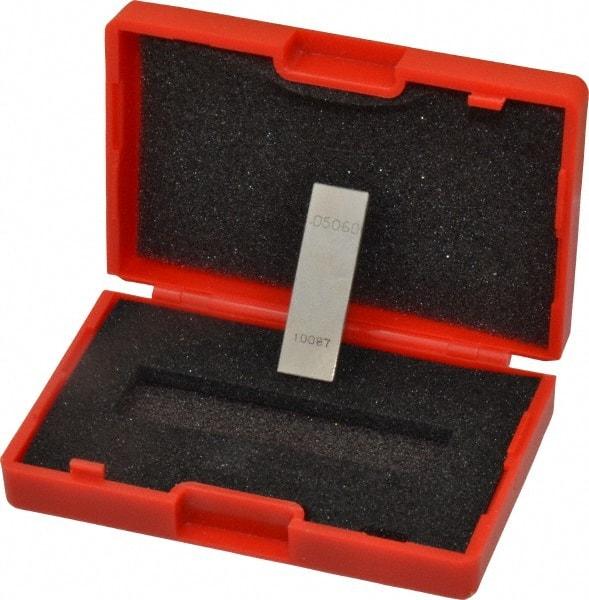 Value Collection - 0.0506" Rectangular Steel Gage Block - Accuracy Grade 0 - Industrial Tool & Supply