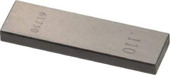 Value Collection - 0.11" Rectangular Steel Gage Block - Accuracy Grade 0, Includes NIST Traceability Certification - Industrial Tool & Supply