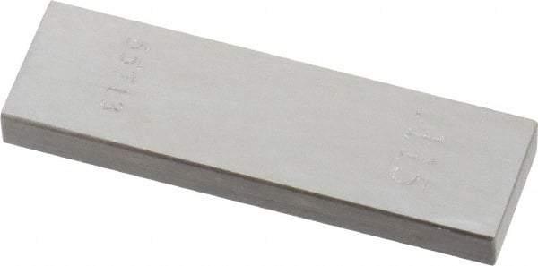 Value Collection - 0.115" Rectangular Steel Gage Block - Accuracy Grade 0, Includes NIST Traceability Certification - Industrial Tool & Supply