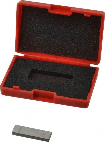 Value Collection - 0.127" Rectangular Steel Gage Block - Accuracy Grade 0, Includes NIST Traceability Certification - Industrial Tool & Supply