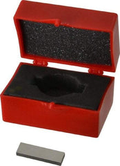 Value Collection - 0.128" Rectangular Steel Gage Block - Accuracy Grade 0, Includes NIST Traceability Certification - Industrial Tool & Supply