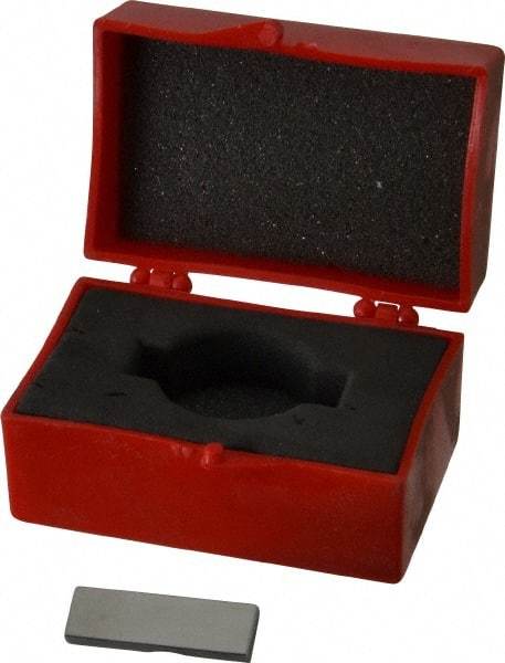 Value Collection - 0.131" Rectangular Steel Gage Block - Accuracy Grade 0, Includes NIST Traceability Certification - Industrial Tool & Supply