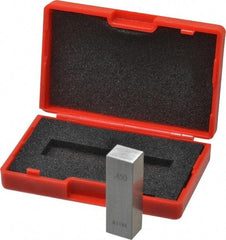 Value Collection - 0.45" Rectangular Steel Gage Block - Accuracy Grade 0, Includes NIST Traceability Certification - Industrial Tool & Supply