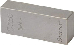 Value Collection - 0.55" Rectangular Steel Gage Block - Accuracy Grade 0, Includes NIST Traceability Certification - Industrial Tool & Supply
