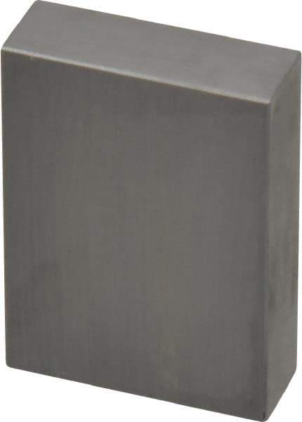 Value Collection - 1" Rectangular Steel Gage Block - Accuracy Grade 0, Includes NIST Traceability Certification - Industrial Tool & Supply