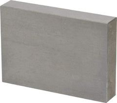 Value Collection - 2" Rectangular Steel Gage Block - Accuracy Grade 0, Includes NIST Traceability Certification - Industrial Tool & Supply