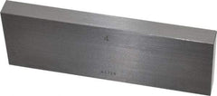 Value Collection - 4" Rectangular Steel Gage Block - Accuracy Grade 0, Includes NIST Traceability Certification - Industrial Tool & Supply