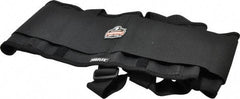 Ergodyne - Size L, Elastic Belt with Adjustable Shoulder Straps - 34 to 38" Waist, 7-1/2" Wide, Detachable Strap, Black - Industrial Tool & Supply