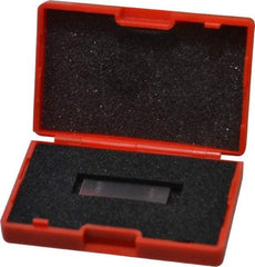 Value Collection - 0.10005" Rectangular Steel Gage Block - Accuracy Grade AS-1, Includes NIST Traceability Certification - Industrial Tool & Supply