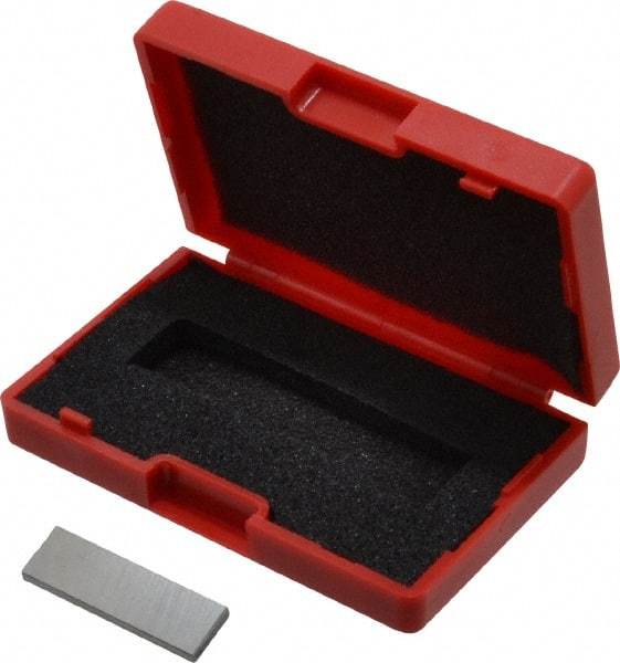 Value Collection - 0.1007" Rectangular Steel Gage Block - Accuracy Grade AS-1, Includes NIST Traceability Certification - Industrial Tool & Supply