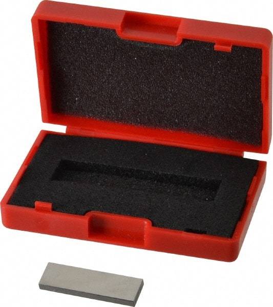 Value Collection - 0.107" Rectangular Steel Gage Block - Accuracy Grade AS-1, Includes NIST Traceability Certification - Industrial Tool & Supply