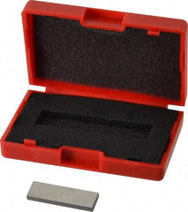 Value Collection - 0.107" Rectangular Steel Gage Block - Accuracy Grade AS-1, Includes NIST Traceability Certification - Industrial Tool & Supply