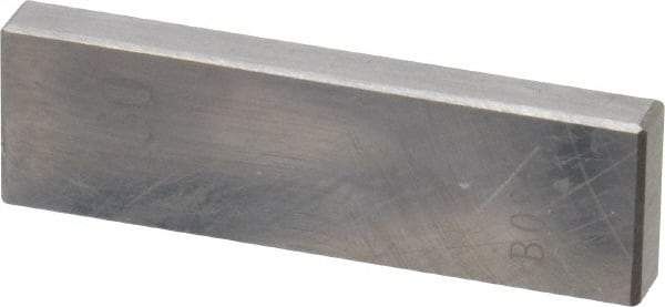 Value Collection - 0.13" Rectangular Steel Gage Block - Accuracy Grade AS-1, Includes NIST Traceability Certification - Industrial Tool & Supply