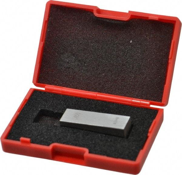 Value Collection - 0.45" Rectangular Steel Gage Block - Accuracy Grade AS-1, Includes NIST Traceability Certification - Industrial Tool & Supply